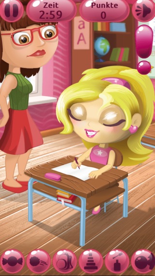 School with Lucy: Play a fun & free Slacking Games App for Girlsのおすすめ画像2