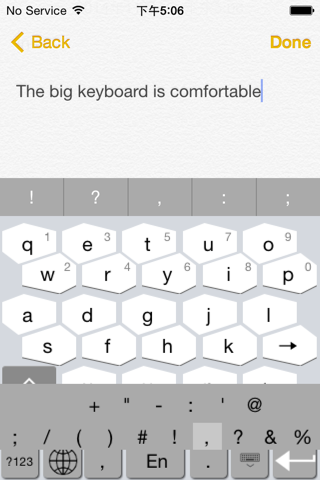 Cellular Big Keyboard screenshot 3