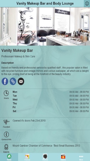 Vanity Makeup Bar and Body Lounge(圖2)-速報App