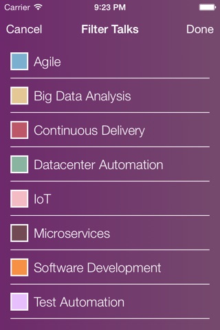 XebiCon Schedule screenshot 3