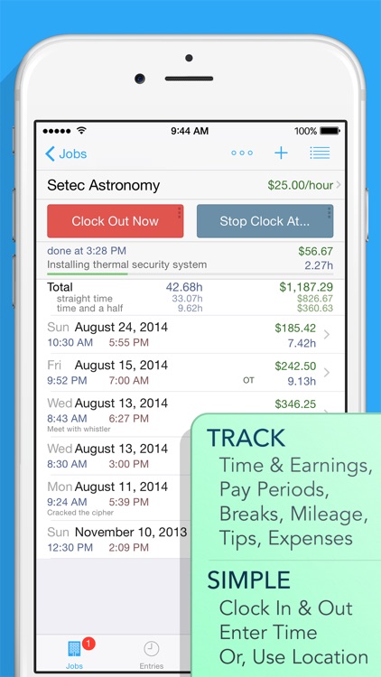 HoursTracker Pro: Track your time and pay screenshot-0