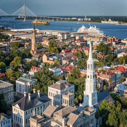 Charleston Tour Guide: Best Offline Maps with Street View and Emergency Help Info icon