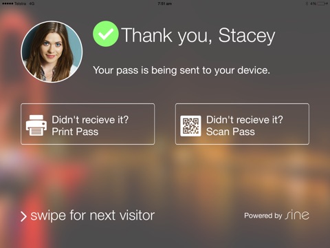 SinePoint | Visitor Registration screenshot 4