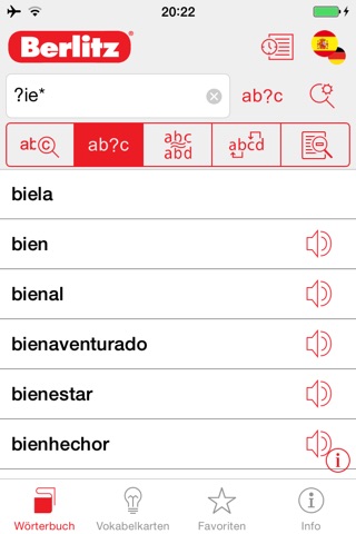 German - Spanish Berlitz Basic Talking Dictionary screenshot 4