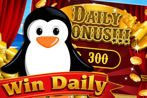 Play and Win the Ice Cold Lucky Penguin in Winter Land Casino Vegas Slots Machine screenshot 3