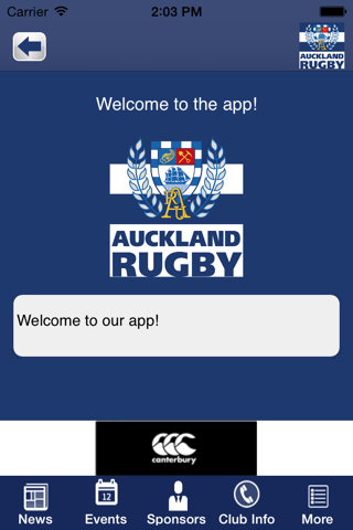 Auckland Rugby Football Union screenshot 4