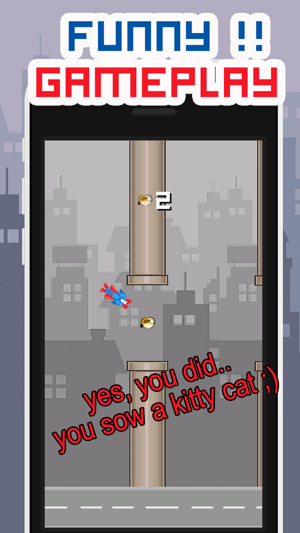 Flappy Kitty Cat - Impossible Adventure Of Tiny Bird Eater C(圖3)-速報App