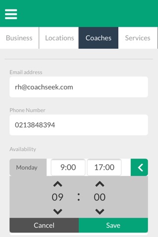 Coachseek - Powerful Scheduling & Booking Software for Sports Coaches screenshot 2