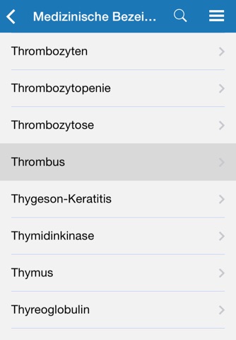 Medizinische Bezeichnungen DE screenshot 2