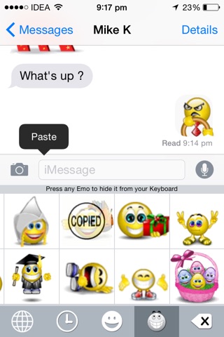 Emoji Hide Keyboard screenshot 2
