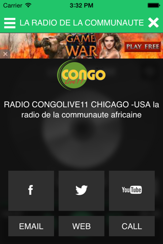 Radio Congolive11 Chicago screenshot 3