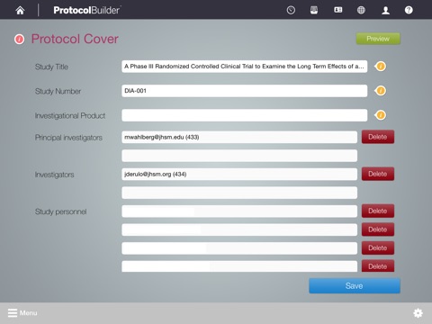 Protocol Builder screenshot 2