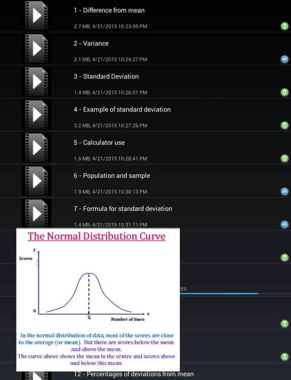 Standard Deviation Statistics