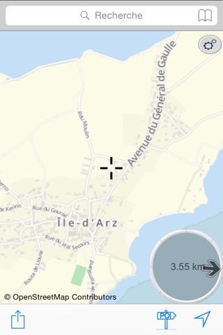Gulf of Morbihan offline map screenshot 2