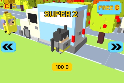 Hero on Road - Jumpy hopper and Crossing Iron robo Man across the super busy street screenshot 4