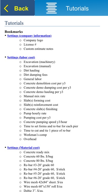 Concrete Foundation Estimator screenshot-4