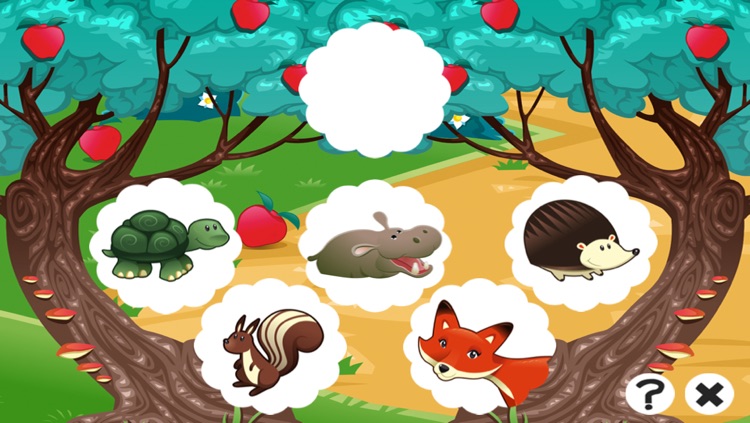 Animal game for children: Find the mistake in the forest screenshot-4