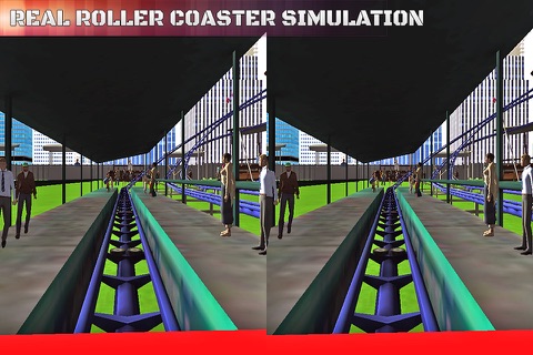 VR City Tourist Roller Coaster 3D Pro screenshot 4