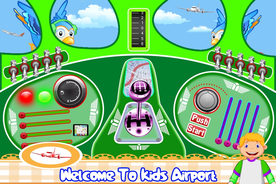 Kids airport baby Airlines adventures - little boys & girls games screenshot 4