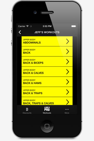 Like A Pro Bodybuilder - Bodybuilding app & workout plans by IFBB Pro Jeff Long screenshot 3