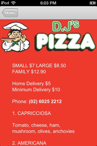 DJ's Pizza screenshot 3