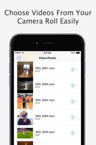 Video+Rotate & Flip Pro - for iPhone, iPod touch and iPad screenshot 2