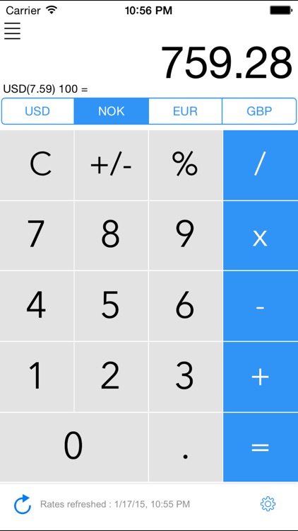 Bis Calculator