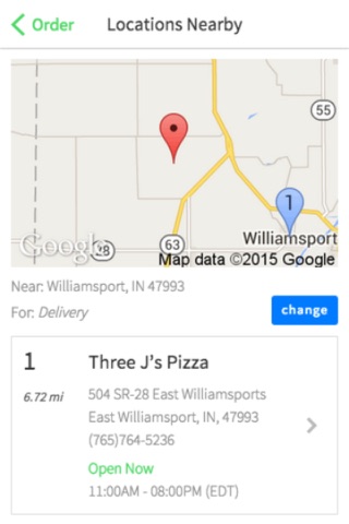 Three J's Pizza screenshot 2