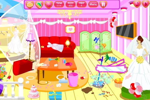 Clean Up Wedding Salon Game, Clean the mess before the first customer arrive screenshot 2
