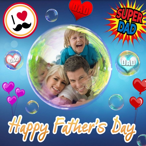 Father's Day Photo Collage Icon