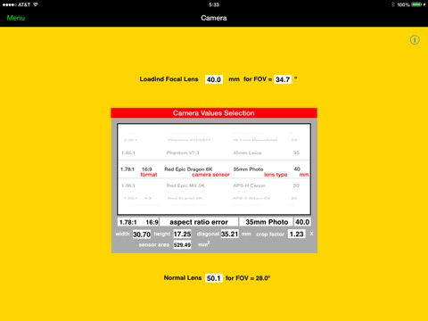 SD 3D Stereo Depth Calculator for iPad screenshot 4