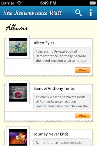 The Remembrance Wall screenshot 2