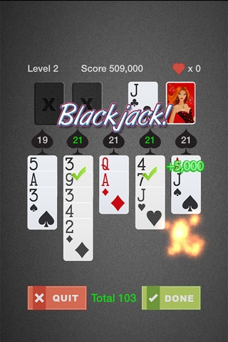 Blackjack Solitaire Supreme screenshot 3