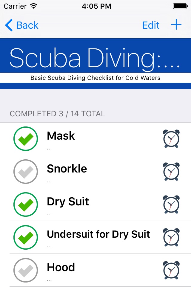 Dive Check screenshot 2