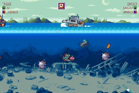 Dirty Depths - Deep Blue Water Fish Scape! screenshot 3