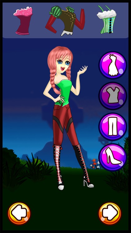 Anime Monster Princess Girl Dress up - A virtual world of hairstyles, dresses & shopping salon