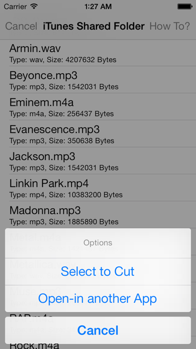 Audio Cutter - Cut your Songs Screenshot 2