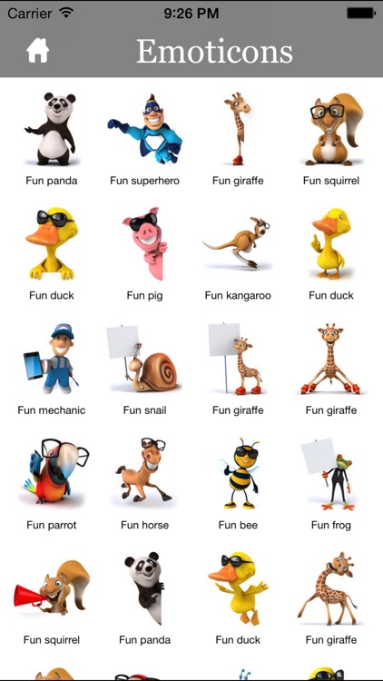 3D Emoji Characters Stickers for Chat Apps and Messengers