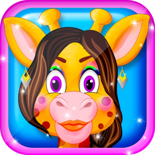 Baby Giraffe Salon - Free pet makeover game for young boys and girls Icon