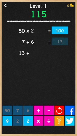 Numbers Game! - 6 Number Math Puzzle Gam