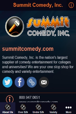 Summit Comedy, Inc. screenshot 2