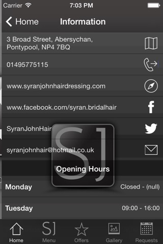 Syran John Hairdressing screenshot 3