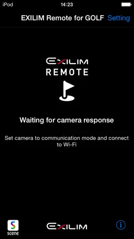 Game screenshot EXILIM Remote for GOLF apk