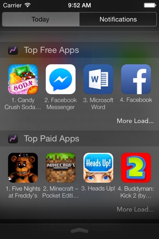 Top Chart Widget -  Music, Movie, Video Rental, Book, App Ranking for iTunes screenshot 2