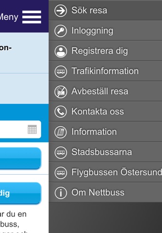 Nettbuss.se screenshot 2