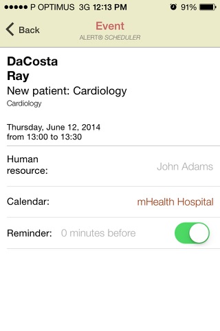 ALERT® Scheduler screenshot 3