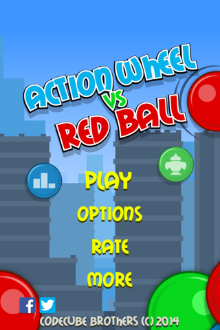 Action Wheel vs Red Ball FREE screenshot 4