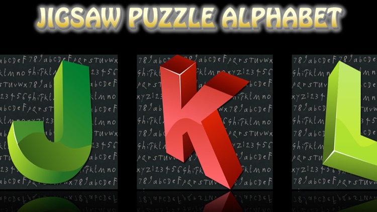 Jigsaw Puzzle Alphabet 3D