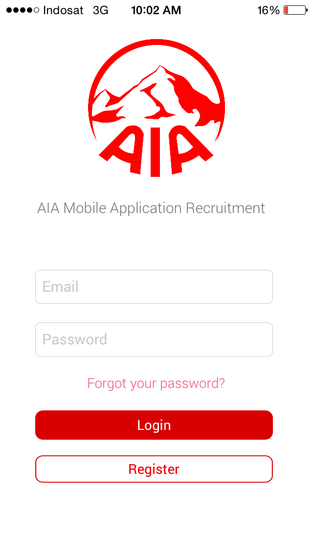 How to cancel & delete i-Career @ AIA from iphone & ipad 1