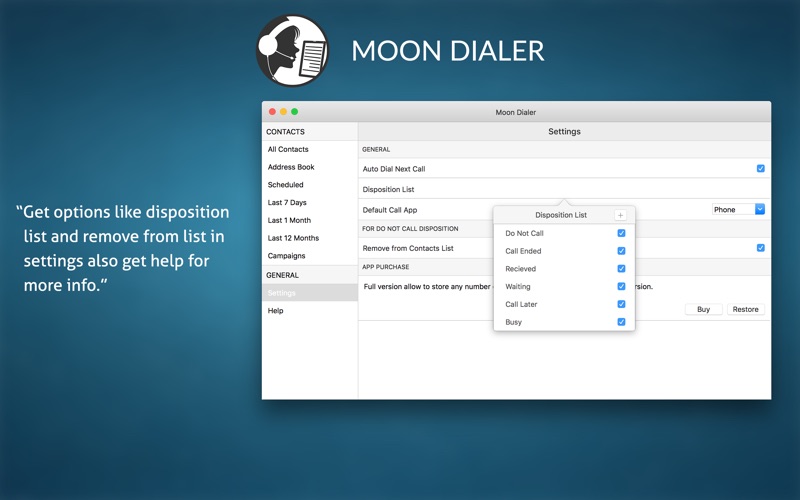 Moon Dialer for Call Center thumbnail 1